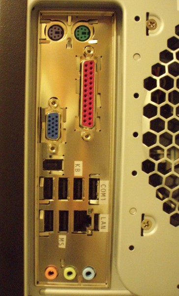 Ethernet and Serial interface on Back Panel